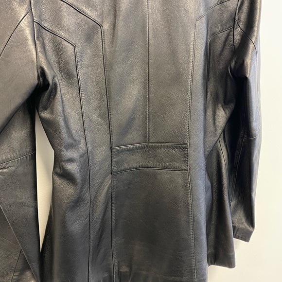 VINTAGE! Pelle Studio Wilsons Black 100% Leather Jacket - Picture 4 of 8